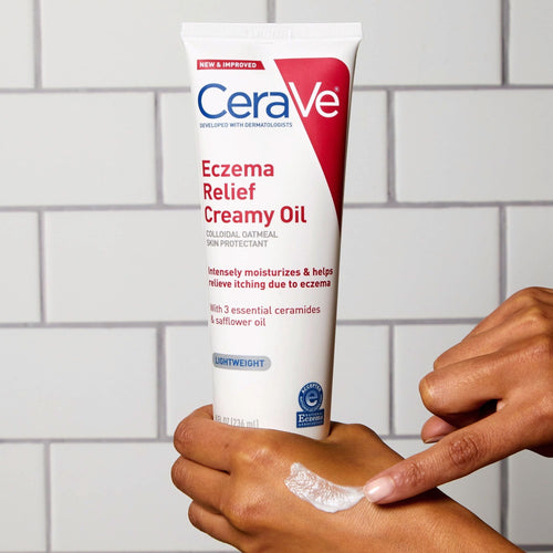 CeraVe Eczema Relief Creamy Body Oil for Itchy Dry Skin with Colloidal Oatmeal, FSA Eligible 8 oz EasyOptionXY LLC