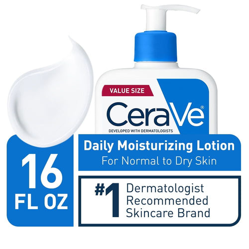 CeraVe Daily Moisturizing Face & Body Lotion with Hyaluronic Acid for Normal to Dry Skin, 16 oz EasyOptionXY LLC