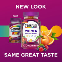 Centrum Multigummies Gummy for Women; Multivitamin/Multimineral Supplement; 100 Count EasyOptionXY LLC