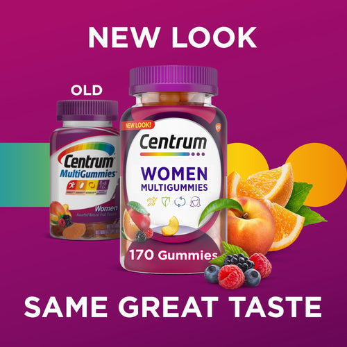 Centrum Multigummies Gummy for Women; Multivitamin/Multimineral Supplement; 100 Count EasyOptionXY LLC