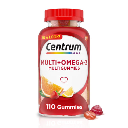 Centrum Multigummies Multivitamin for Adults Omega 3 Gummies; 110 Count EasyOptionXY LLC
