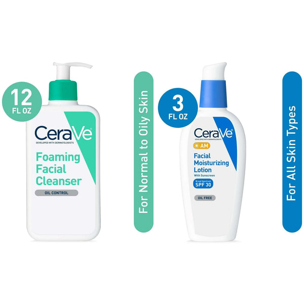 Cerave Normal to Oily Cleanser & Moisturizer Set EasyOptionXY LLC