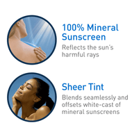 CeraVe Hydrating Mineral Sunscreen, Sheer Tint Face Sunscreen with SPF 30, All Skin Types 1.7 fl oz EasyOptionXY LLC