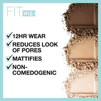 Maybelline Fit Me Matte Poreless Pressed Face Powder Makeup, Classic Ivory, 0.29 oz EasyOptionXY LLC