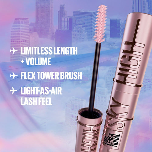 Maybelline Lash Sensational Sky High Washable Mascara, Blackest Black EasyOptionXY LLC
