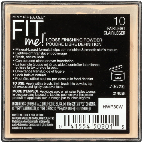 Maybelline Fit Me Loose Finishing Powder, Fair Light, 0.7 oz EasyOptionXY LLC