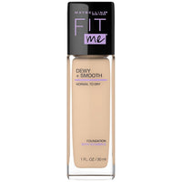 Maybelline Fit Me Dewy + Smooth Liquid Foundation Makeup with SPF 18, Classic Ivory, 1 oza EasyOptionXY LLC