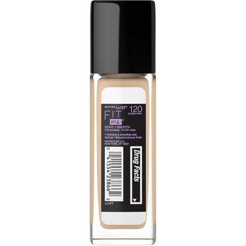 Maybelline Fit Me Dewy + Smooth Liquid Foundation Makeup with SPF 18, Classic Ivory, 1 oza EasyOptionXY LLC
