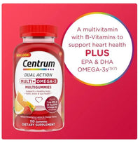 Centrum Multigummies Adult Gummy Vitamins, Multivitamin Supplements, Assorted Fruit, 110 Ct EasyOptionXY LLC