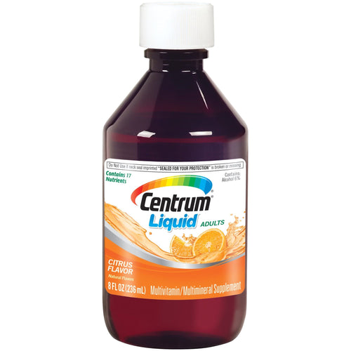 Centrum Liquid Multivitamin Supplement for Adults; Citrus Flavor; 8 Oz EasyOptionXY LLC