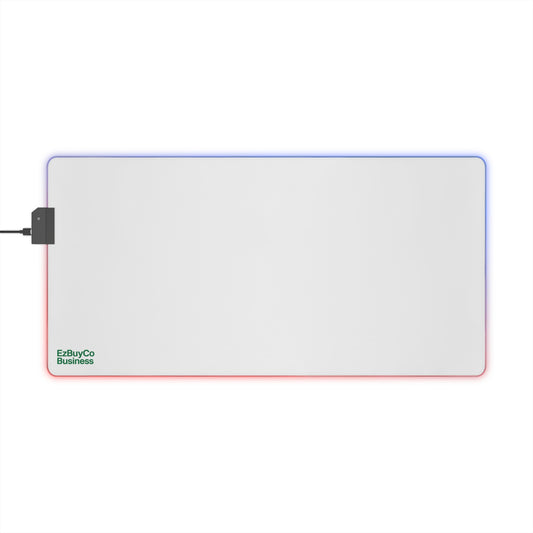 EzBuyCo RGB LED Gaming Mouse Pad - Colorful Light Up Desk Mat for Gamers, Office Decor, Unique Gift for Gaming Enthusiasts, Computer Accessories