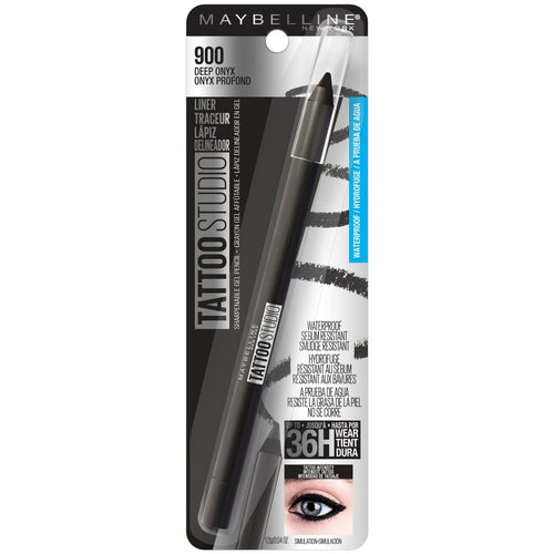 Maybelline Tattoo Studio Waterproof Long Wearing Pencil Eyeliner, Deep Onyx EasyOptionXY LLC