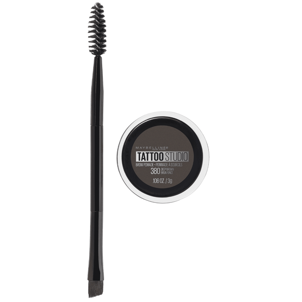 Maybelline Tattoo Studio Brow Pomade Long Lasting, Buildable, Eyebrow Makeup, Deep Brown, 0.11 oz EasyOptionXY LLC