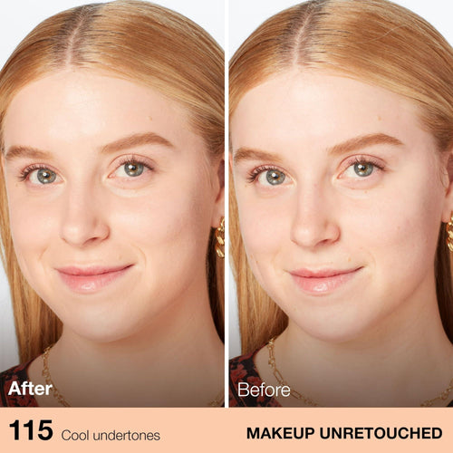 Maybelline Fit Me Dewy and Smooth Liquid Foundation, 115 Ivory, 1 fl oz