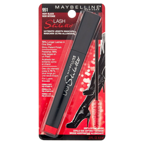Maybelline Lash Stiletto Ultimate Length Washable Mascara, Very Black EasyOptionXY LLC