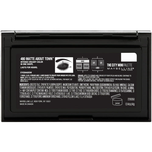 Maybelline The City Mini Eyeshadow Palette Makeup, Matte About Town EasyOptionXY LLC