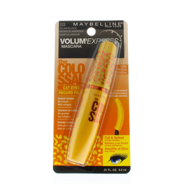 Maybelline VolumExpress The Colossal Cat Eyes Washable Mascara 233 Glam Black 0.31oz EasyOptionXY LLC