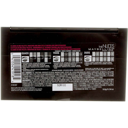 Maybelline Eyeshadow Palette, The Nudes, 12 Shade Palette EasyOptionXY LLC