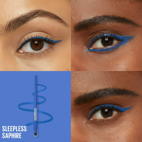 Maybelline Tattoo Studio Automatic Gel Pencil Eyeliner, Sleepless Sapphire, 0.01 oz EasyOptionXY LLC
