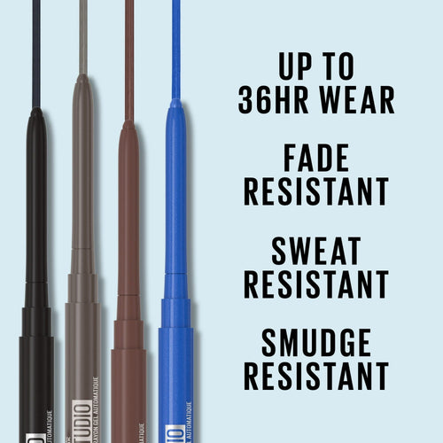 Maybelline Tattoo Studio Automatic Gel Pencil Eyeliner, Sleepless Sapphire, 0.01 oz EasyOptionXY LLC