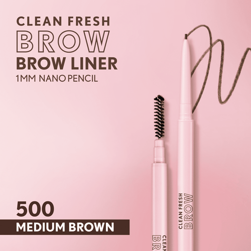 COVERGIRL Clean Fresh Brow Liner Nano Pencil, Medium Brown 500, .001 oz EasyOptionXY LLC