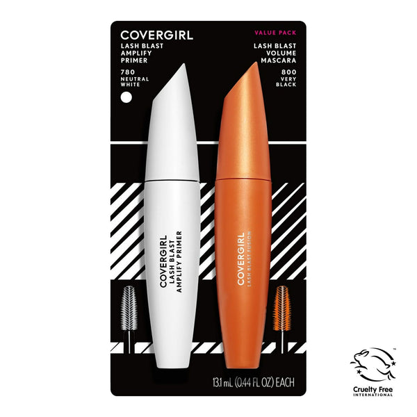 COVERGIRL Lash Blast Volume Mascara & Amplify Eyelash Primer Value Pack EasyOptionXY LLC