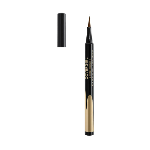 COVERGIRL Exhibitionist Lash Enhancing Liquid Eyeliner, 300 Rich Brown Waterproof, 0.3 fo EasyOptionXY LLC