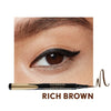 COVERGIRL Exhibitionist Lash Enhancing Liquid Eyeliner, 300 Rich Brown Waterproof, 0.3 fo EasyOptionXY LLC