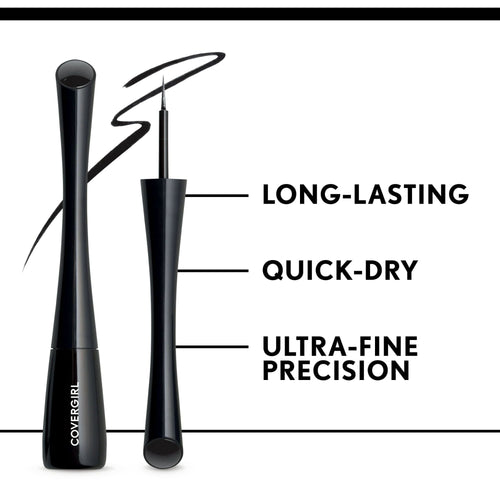 COVERGIRL Get In Line Liquid Eyeliner, 320 Major Matte Black, 0.08 oz EasyOptionXY LLC