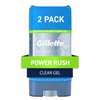 Gillette Antiperspirant and Deodorant for Men; Powder Rush; Twin Pack; 3.8 oz EasyOptionXY LLC