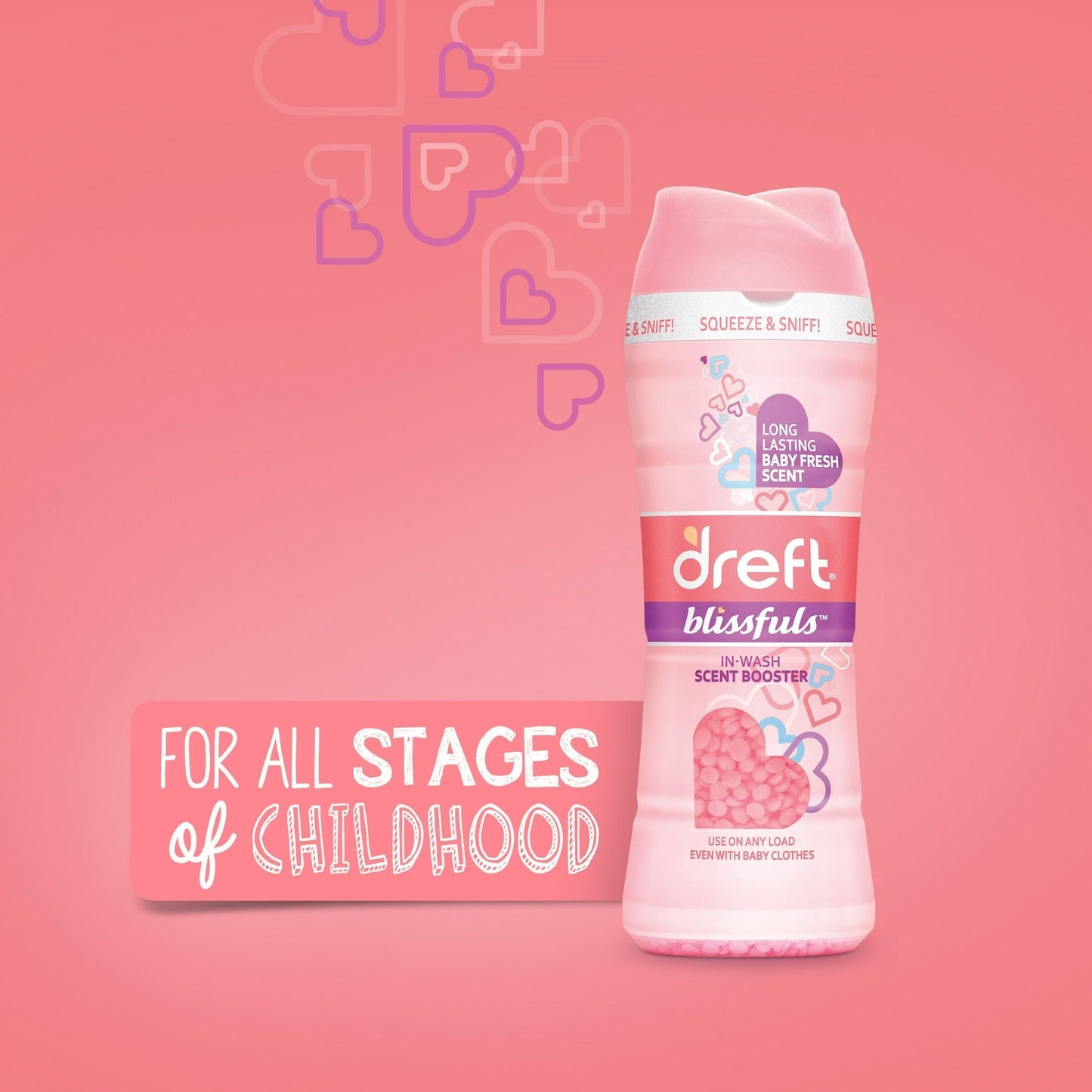 Dreft Blissfuls Laundry Scent Booster Beads, Baby Fresh Scent, 5 oz EasyOptionXY LLC