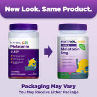 Natrol? Kids Melatonin, Sleep Gummies for Children, Raspberry Flavor, 1mg, 140 Count EasyOptionXY LLC