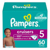 Pampers Cruisers Active Fit Taped Diapers Size 5, 60 Count EasyOptionXY LLC