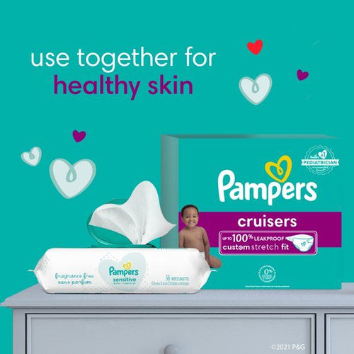 Pampers Cruisers Active Fit Taped Diapers Size 5, 60 Count EasyOptionXY LLC