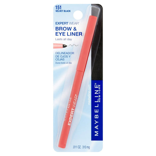 Maybelline ExpertWear Brow and Eyeliner Pencil, Velvet Black EasyOptionXY LLC