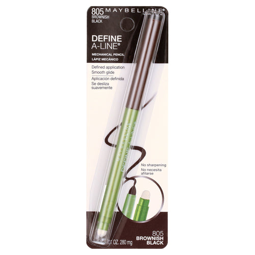 Maybelline Define-A-Line Mechanical Eyeliner with Built-in Sharpener, Brownish Black EasyOptionXY LLC
