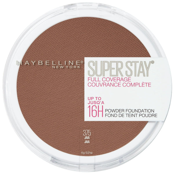 Maybelline Super Stay Powder Foundation Makeup, Full Coverage, 375 Java, 0.21 oz EasyOptionXY LLC