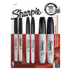 Sharpie Permanent Markers, Multi-Tip Pack, Fine/Ultra Fine/Chisel Tip, Black, 6 Count EasyOptionXY LLC