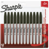 Sharpie Permanent Markers, Fine Point, Black, 12 Count EasyOptionXY LLC