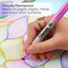 Sharpie Glam Pop Permanent Markers, Fine Point, 12 Count EasyOptionXY LLC