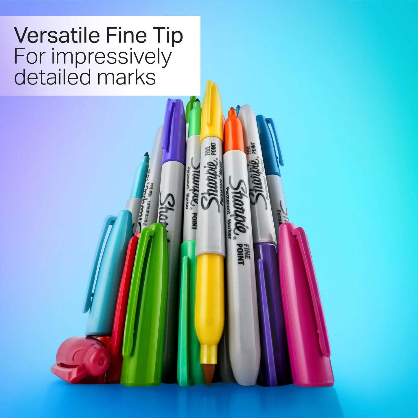 Sharpie Glam Pop Permanent Markers, Fine Point, 12 Count EasyOptionXY LLC