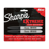Sharpie Extreme Permanent Markers, Fine Point, Black, 2 Count EasyOptionXY LLC