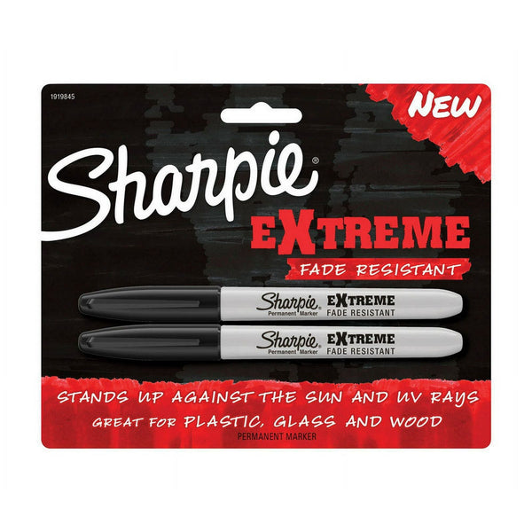 Sharpie Extreme Permanent Markers, Fine Point, Black, 2 Count EasyOptionXY LLC