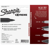 Sharpie Extreme Permanent Markers, Fine Point, Black, 2 Count EasyOptionXY LLC