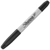 Sharpie Twin Tip Black Permanent Marker, Fine and Ultra Fine Tips, 1 Each EasyOptionXY LLC