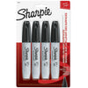 Sharpie Permanent Markers, Chisel Tip, Black, 4 Count EasyOptionXY LLC
