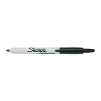 Sharpie Retractable Permanent Markers, Fine Point, Black, 2 Count EasyOptionXY LLC