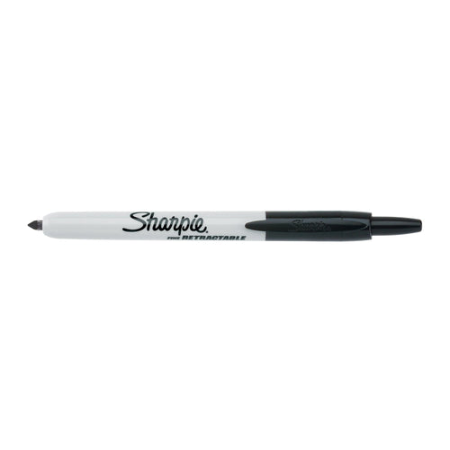 Sharpie Retractable Permanent Markers, Fine Point, Black, 2 Count EasyOptionXY LLC