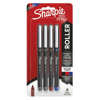 Sharpie Rollerball Pens, Carded Packaging, .5mm, 4/Pkg. EasyOptionXY LLC