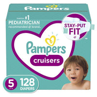 Pampers Cruisers Active Fit Taped Diapers Size 5, 128 Count EasyOptionXY LLC